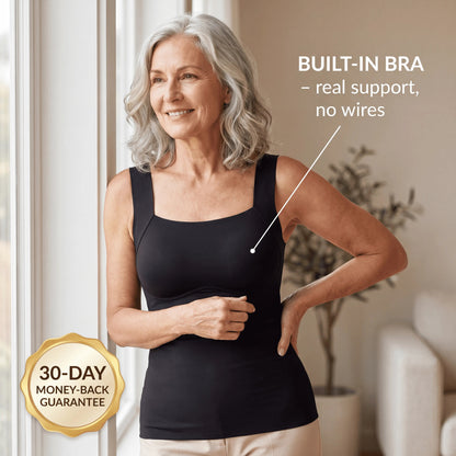 Sculpt Tank with Built-In Bra