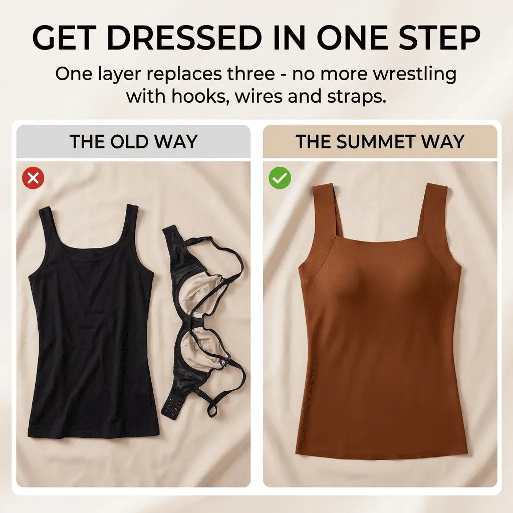 Sculpt Tank with Built-In Bra